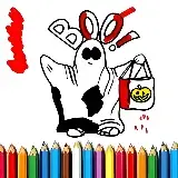 Halloween Coloring Book Game
