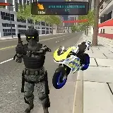 Игра Симулятор Мото Полицейского Города