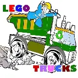 Раскраска грузовиков Lego