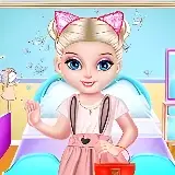 Игра Непослушная Малышка Эльза: Выходной