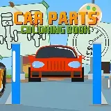 Раскраска «Автомобильные детали»
