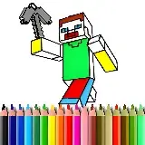 Раскраска BTS Monster Craft