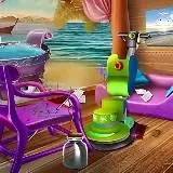 Игра Уборка в Пляжном Домике