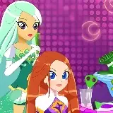 Игра: Салон-парикмахерская и одевалка для волшебниц Lolirock