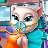 Игра Лечим говорящую Анжелу