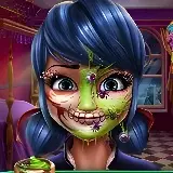 Игра Макияж Леди Баг на Хэллоуин