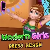 Игра Современный дизайн платья для девочек онлайн