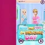 Эльза и Анна Необычный День