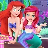 Игра Малышка Ариэль Лечит Простуду