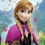 Puzzle game with Princess Anna