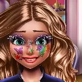 Игра Сказочный блестящий макияж онлайн