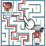 Игра Скибиди туалет: Лабиринт онлайн