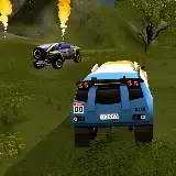 Гонки по бездорожью на грязевых автомобилях