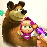 Игра Книга Раскрасок с Машей и Медведем
