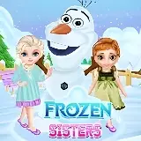 Игра Снежное Развлечение Сестер