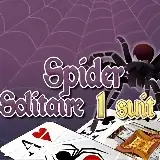 Игра Солитер Паук 1 Масть