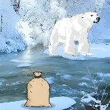 G2R-Snow Побег из леса с белым медведем HTML5e