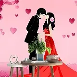 BIG-Romantic wallpaper house escapee