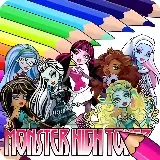 Раскраска для Monster High