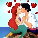 Ariel And Prince Kissing