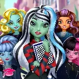 Game Monster Girls High School Team online
